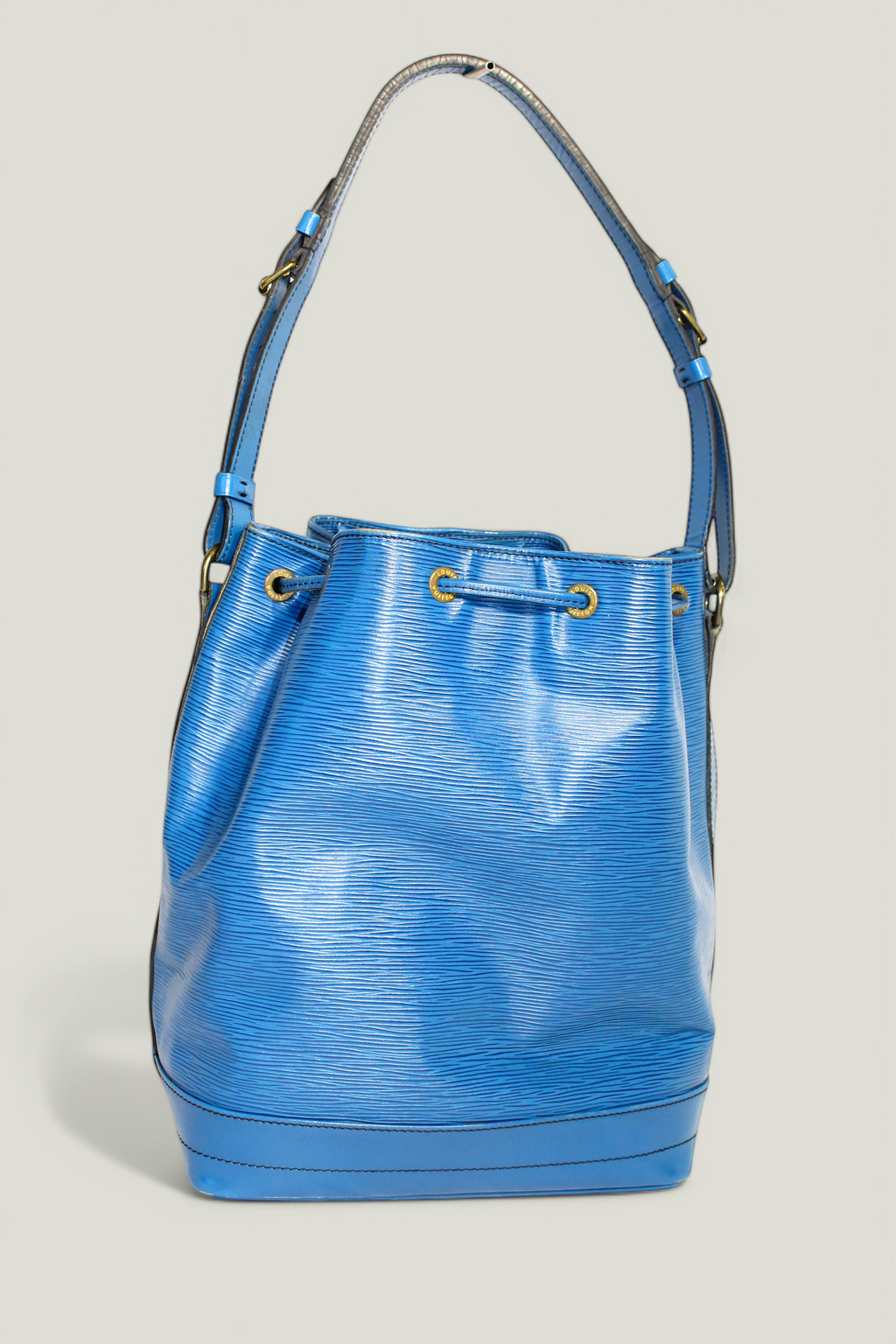Preloved | LOUIS VUITTON Noé Skuldertaske i Blå Epi-læder (Stor)