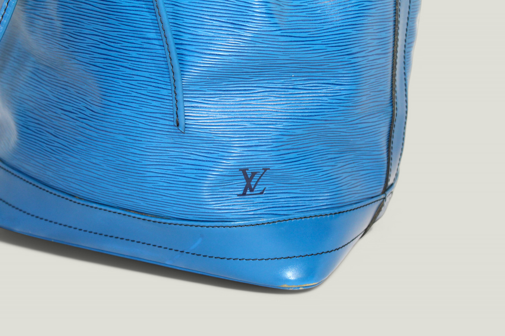 Preloved | LOUIS VUITTON Noé Skuldertaske i Blå Epi-læder (Stor)