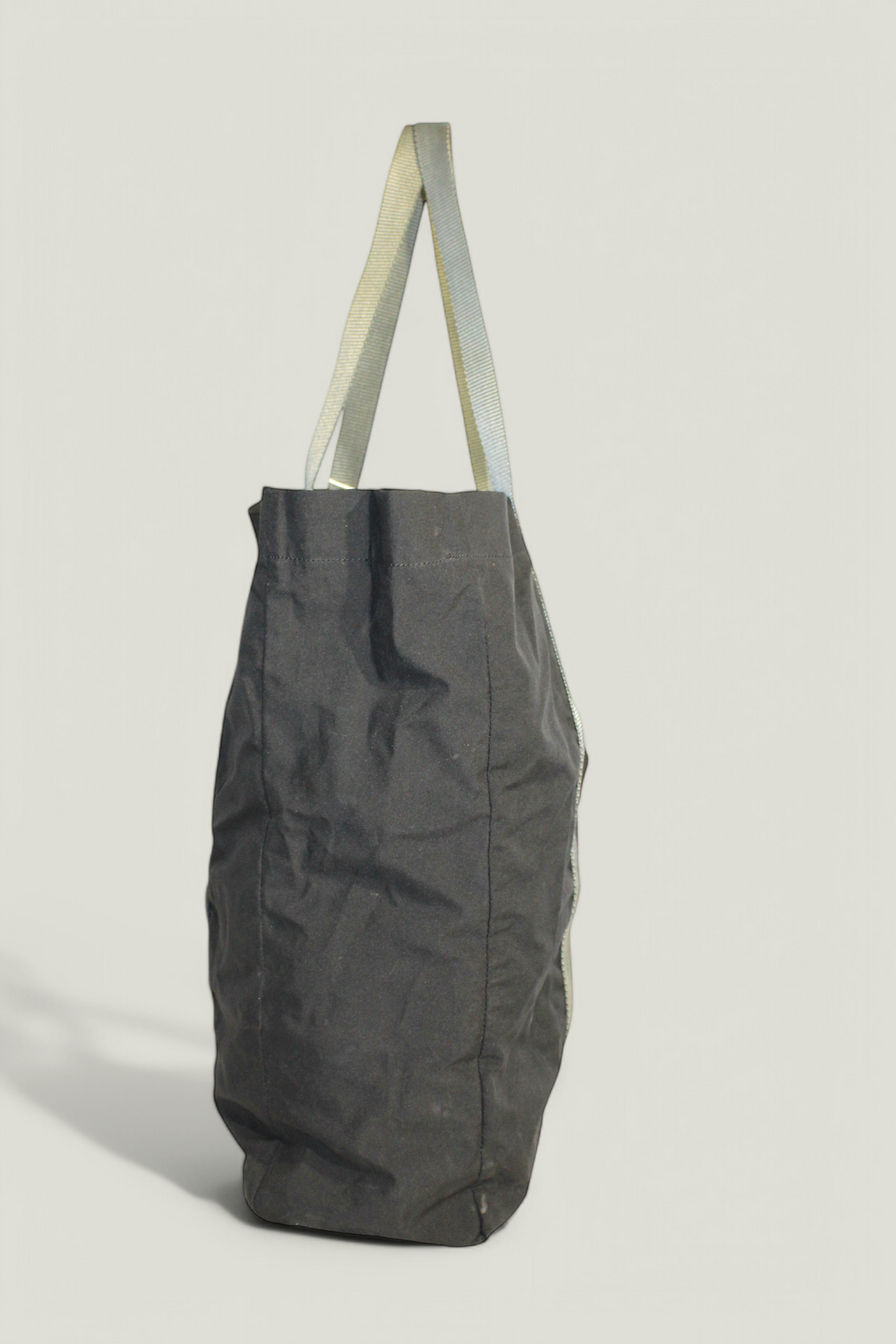 Preloved | PRADA Sport Totebag i Sort Nylon med Grå Remme