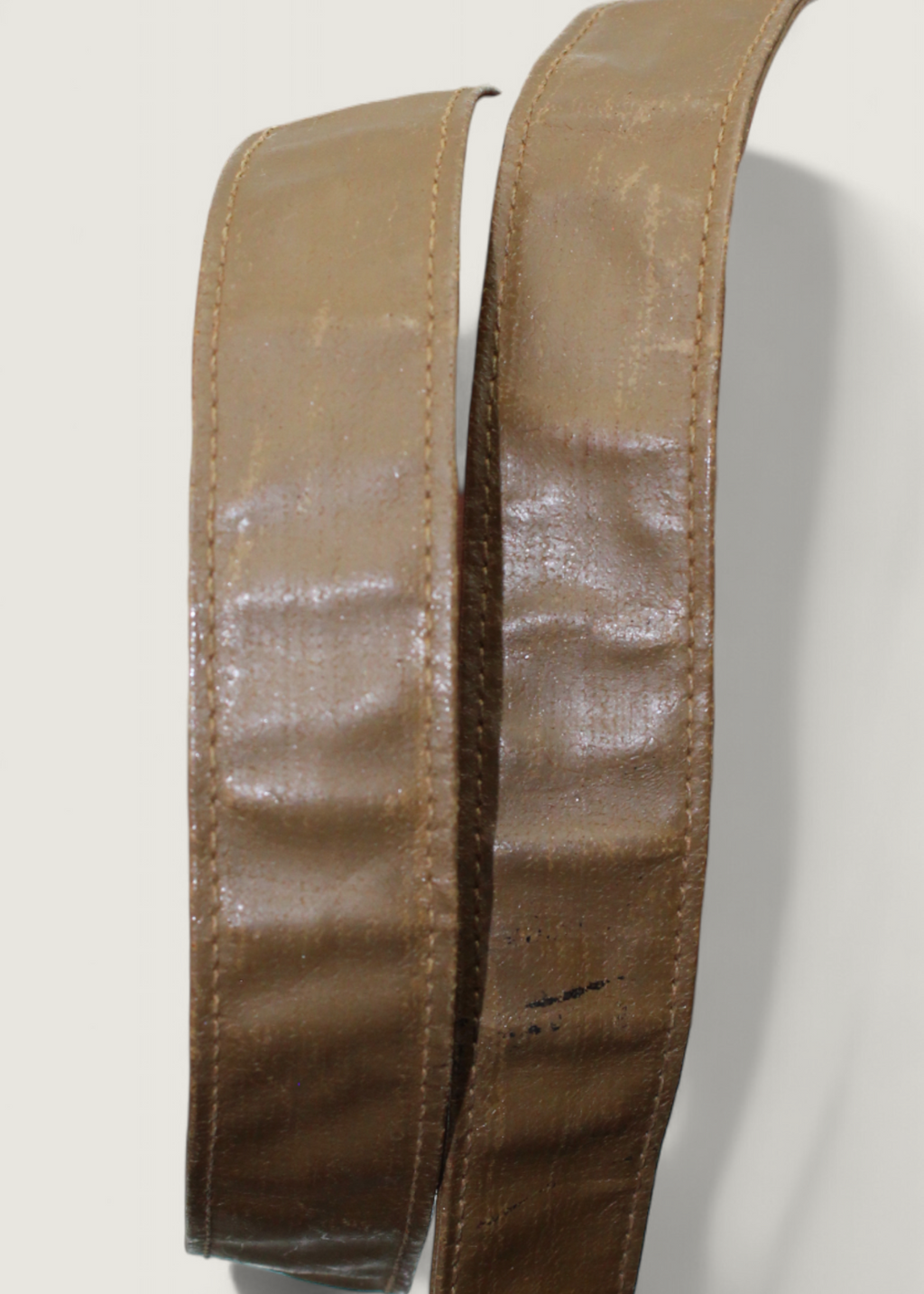 Preloved | Chanel Coco Mark Totebag i Brun Coated Materiale med Pouch