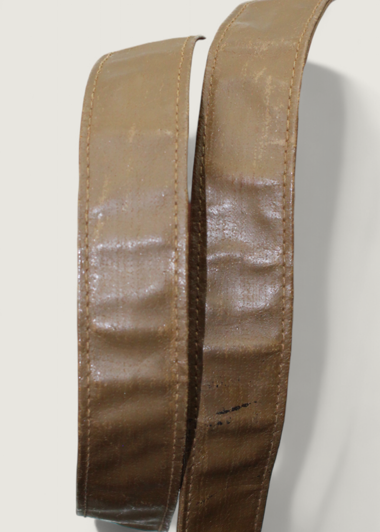 Preloved | Chanel Coco Mark Totebag i Brun Coated Materiale med Pouch