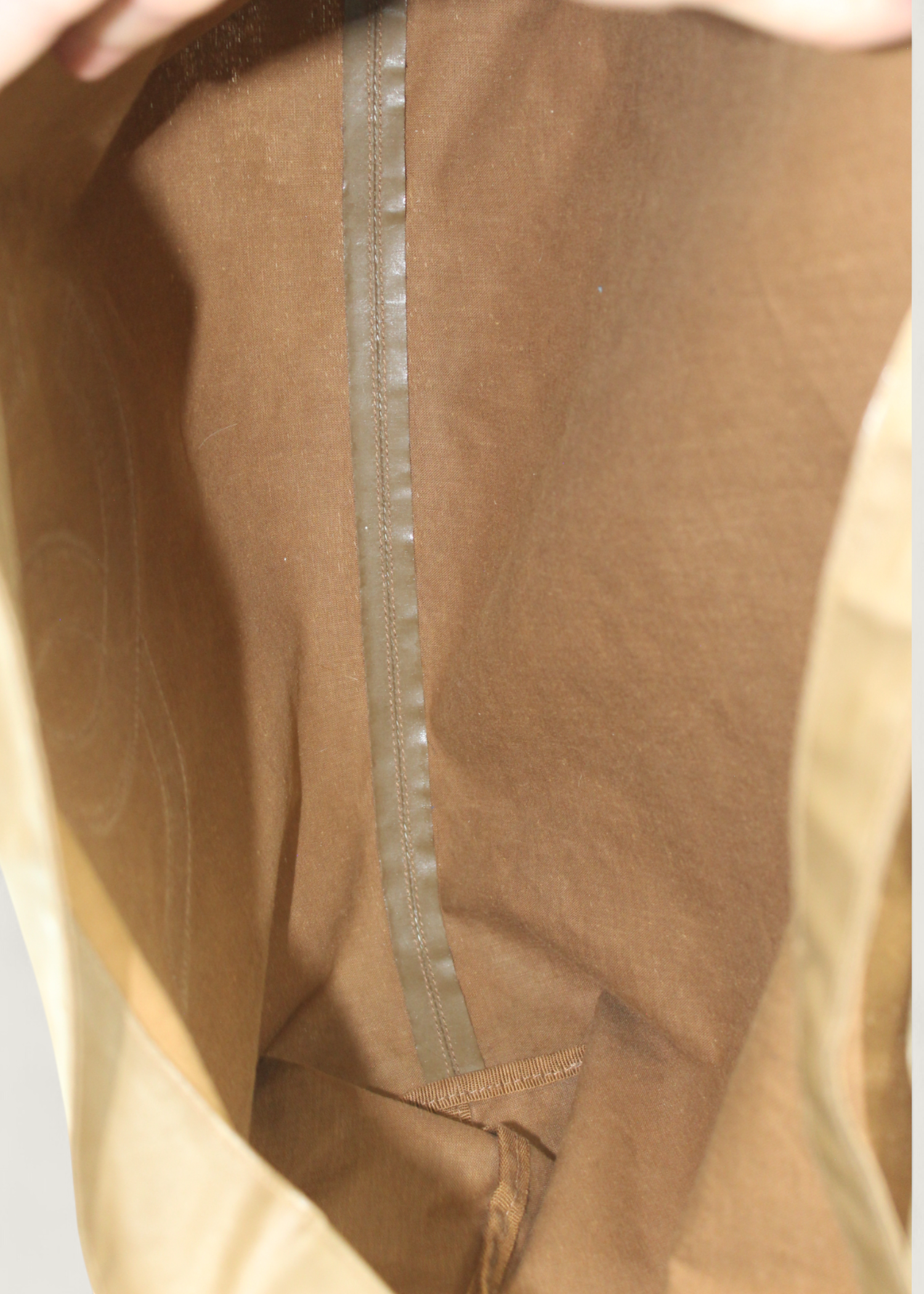 Preloved | Chanel Coco Mark Totebag i Brun Coated Materiale med Pouch