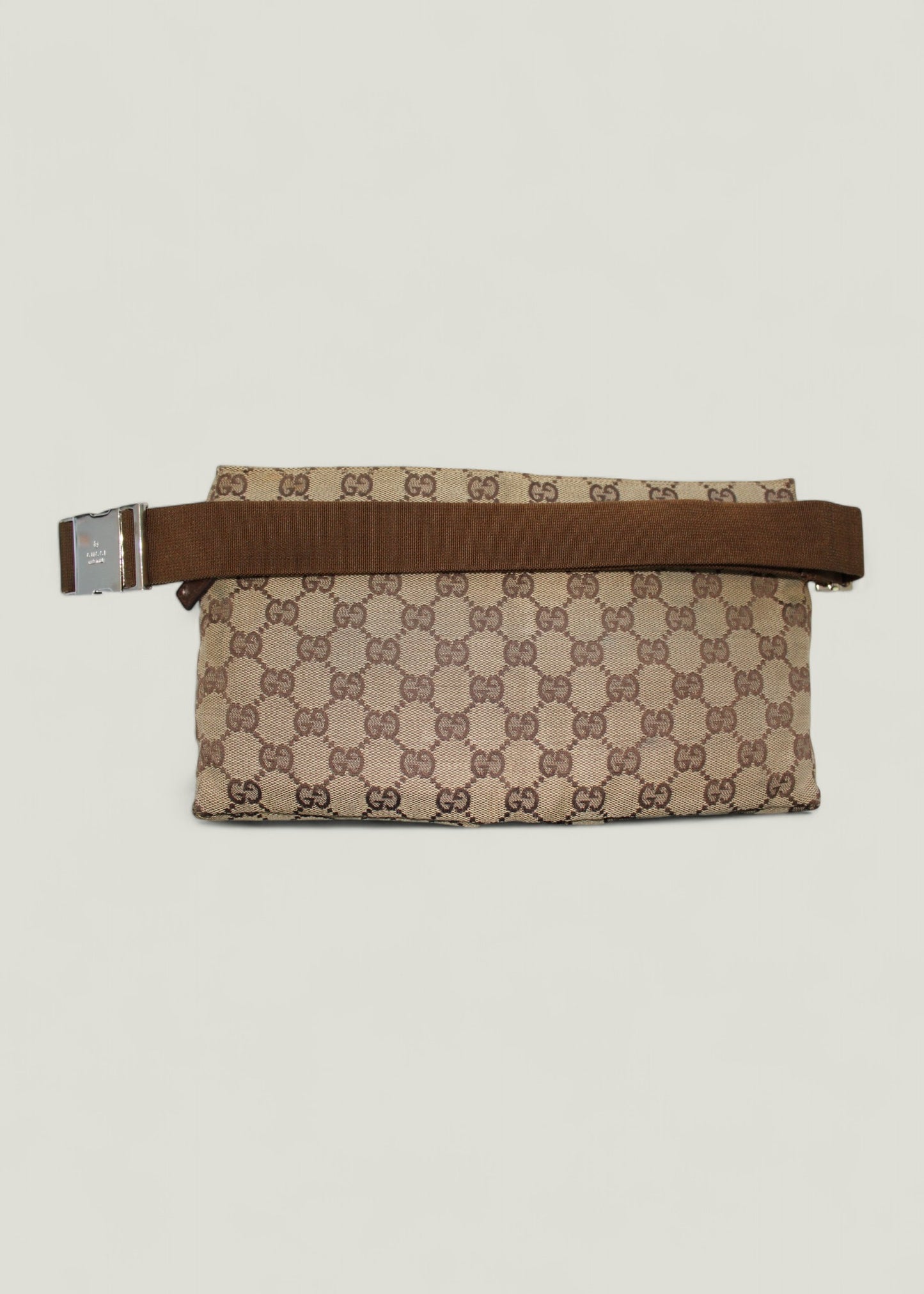 Preloved | GUCCI GG Canvas Bæltetaske i Beige & Brun
