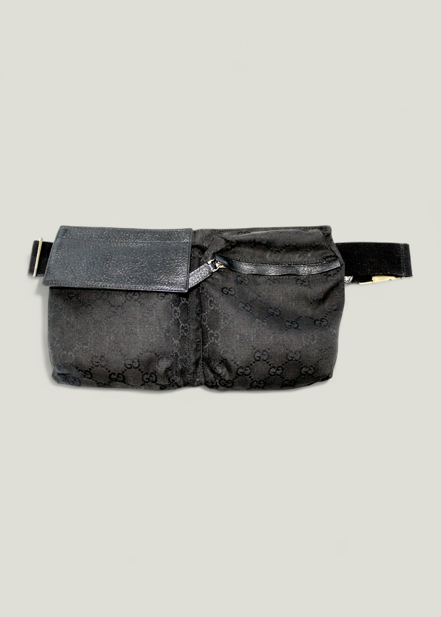 Preloved | GUCCI GG Canvas Bæltetaske i Sort