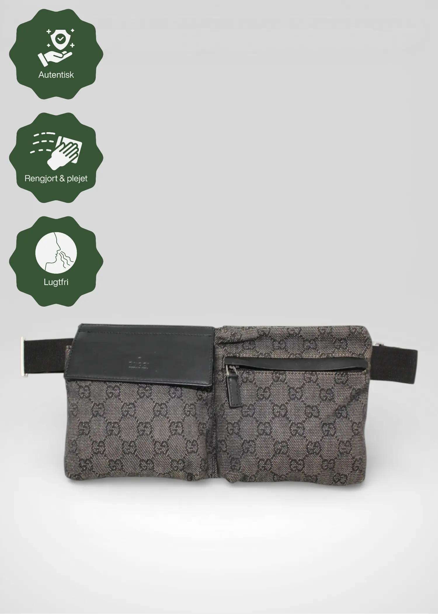 Preloved | Gucci Monogram Bæltetaske Metallic i GG Canvas Gucci