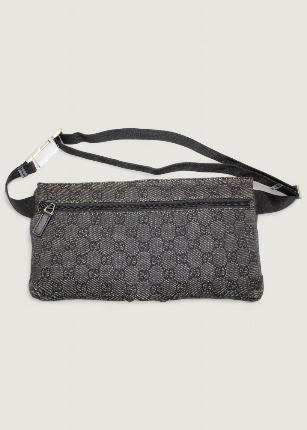 Preloved | Gucci Monogram Bæltetaske Metallic i GG Canvas