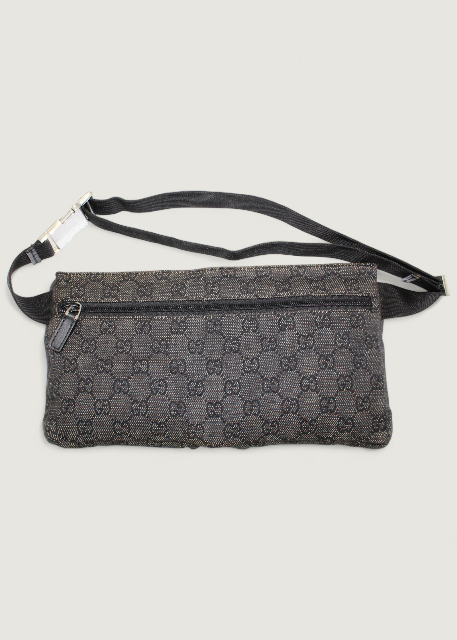 Preloved | Gucci Monogram Bæltetaske Metallic i GG Canvas