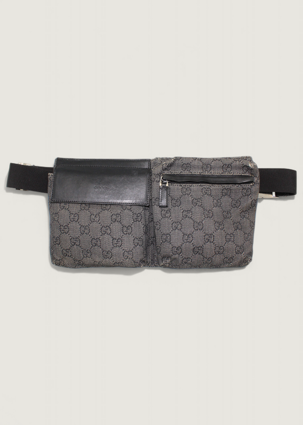 Preloved | Gucci Monogram Bæltetaske Metallic i GG Canvas