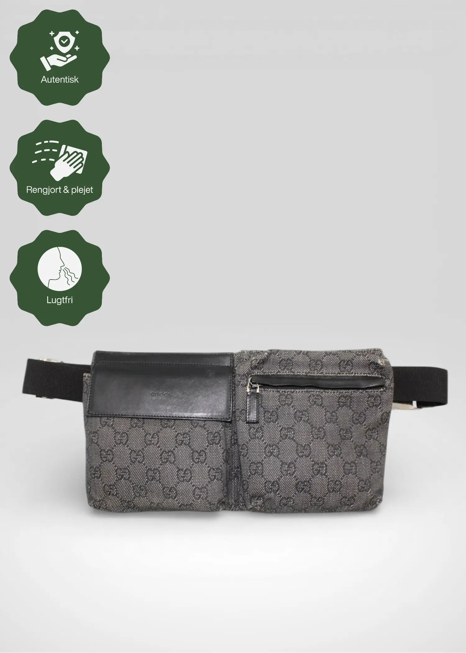 Preloved | Gucci Monogram Bæltetaske Metallic i GG Canvas Gucci