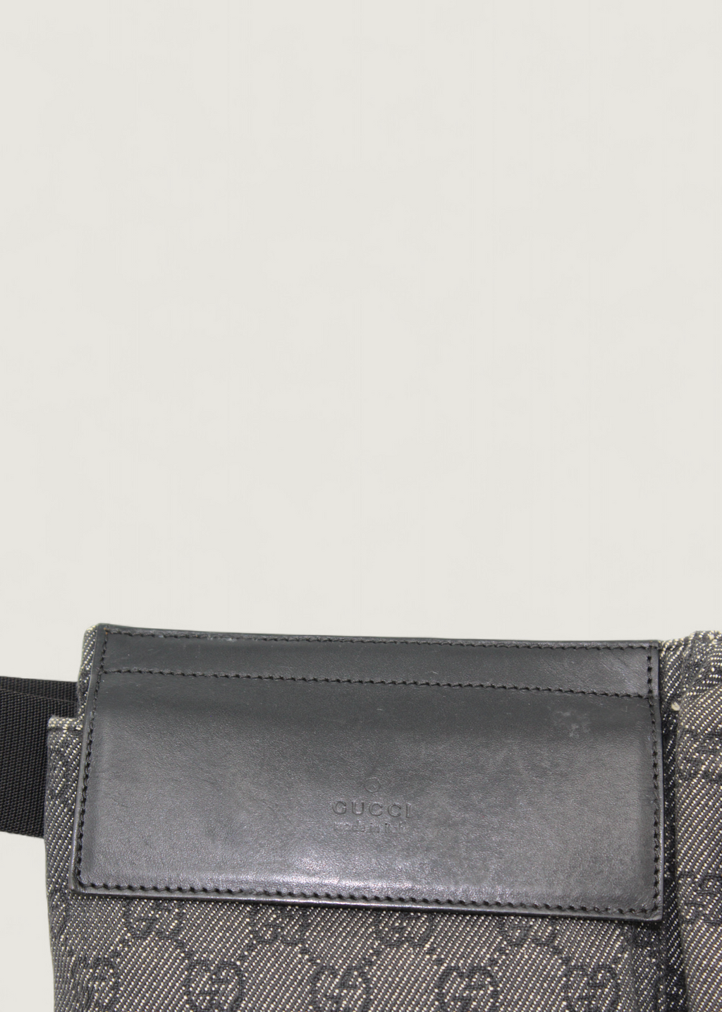 Preloved | Gucci Monogram Bæltetaske Metallic i GG Canvas