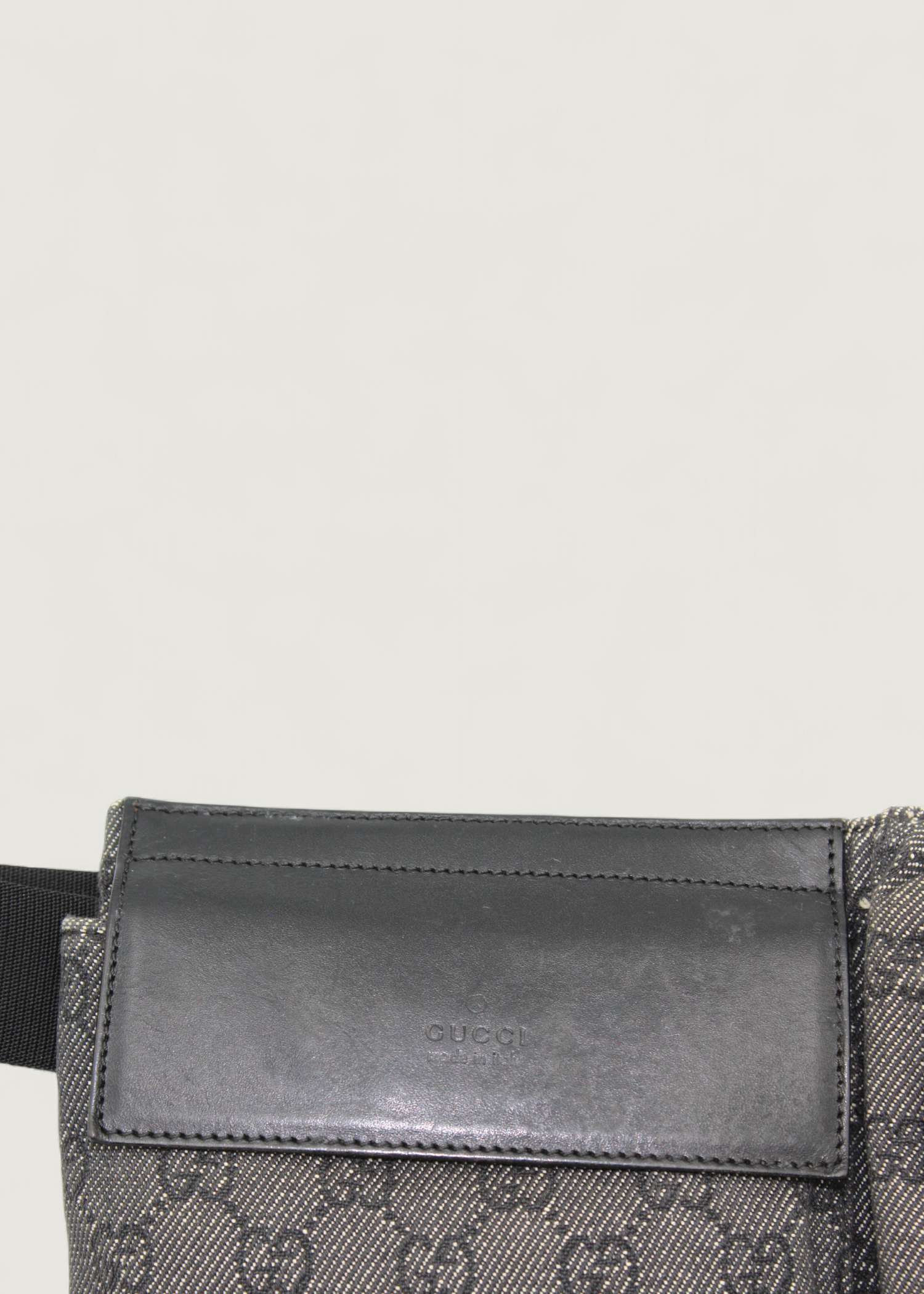 Preloved | Gucci Monogram Bæltetaske Metallic i GG Canvas