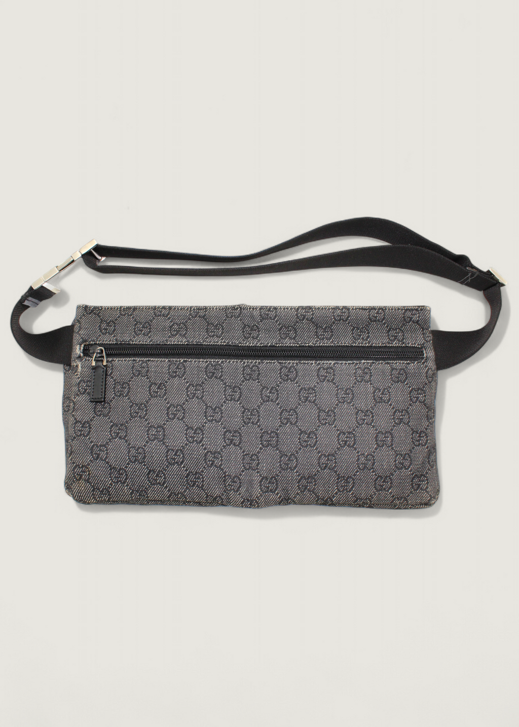 Preloved | Gucci Monogram Bæltetaske Metallic i GG Canvas