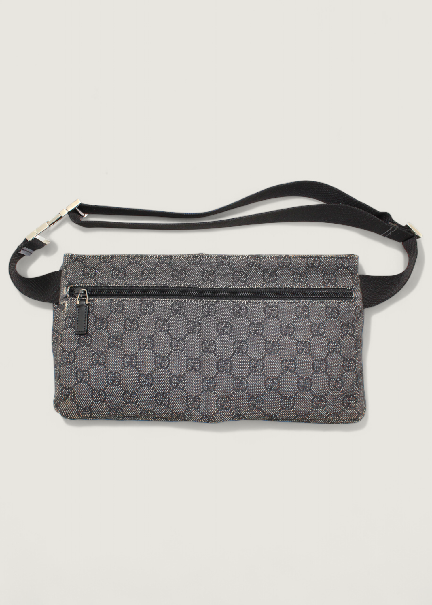 Preloved | Gucci Monogram Bæltetaske Metallic i GG Canvas