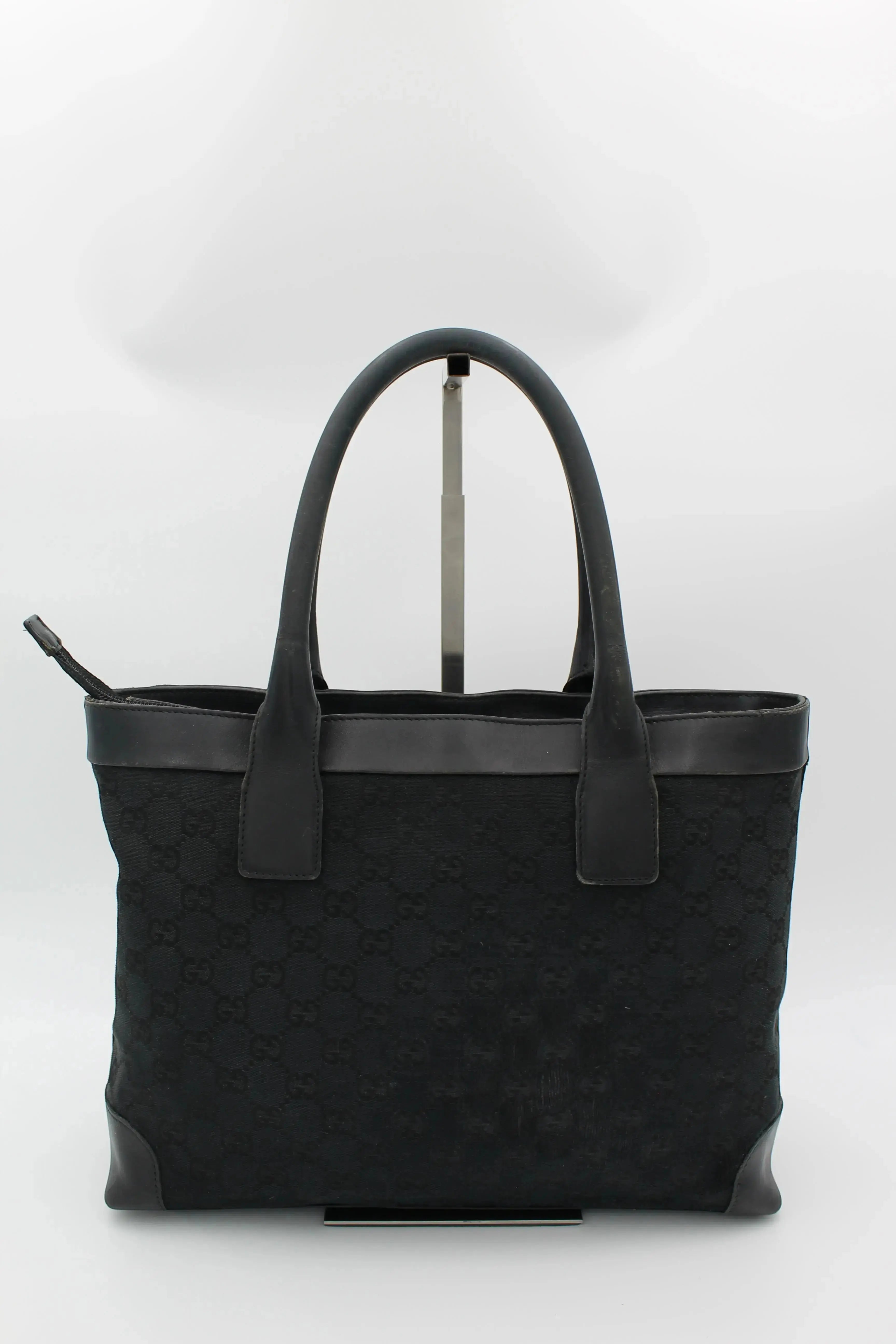 Preloved | Gucci GG Monogram Håndtaske i Sort Gucci