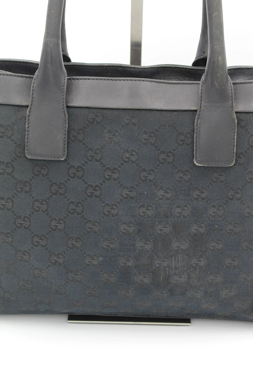 Preloved | Gucci GG Monogram Håndtaske i Sort Gucci