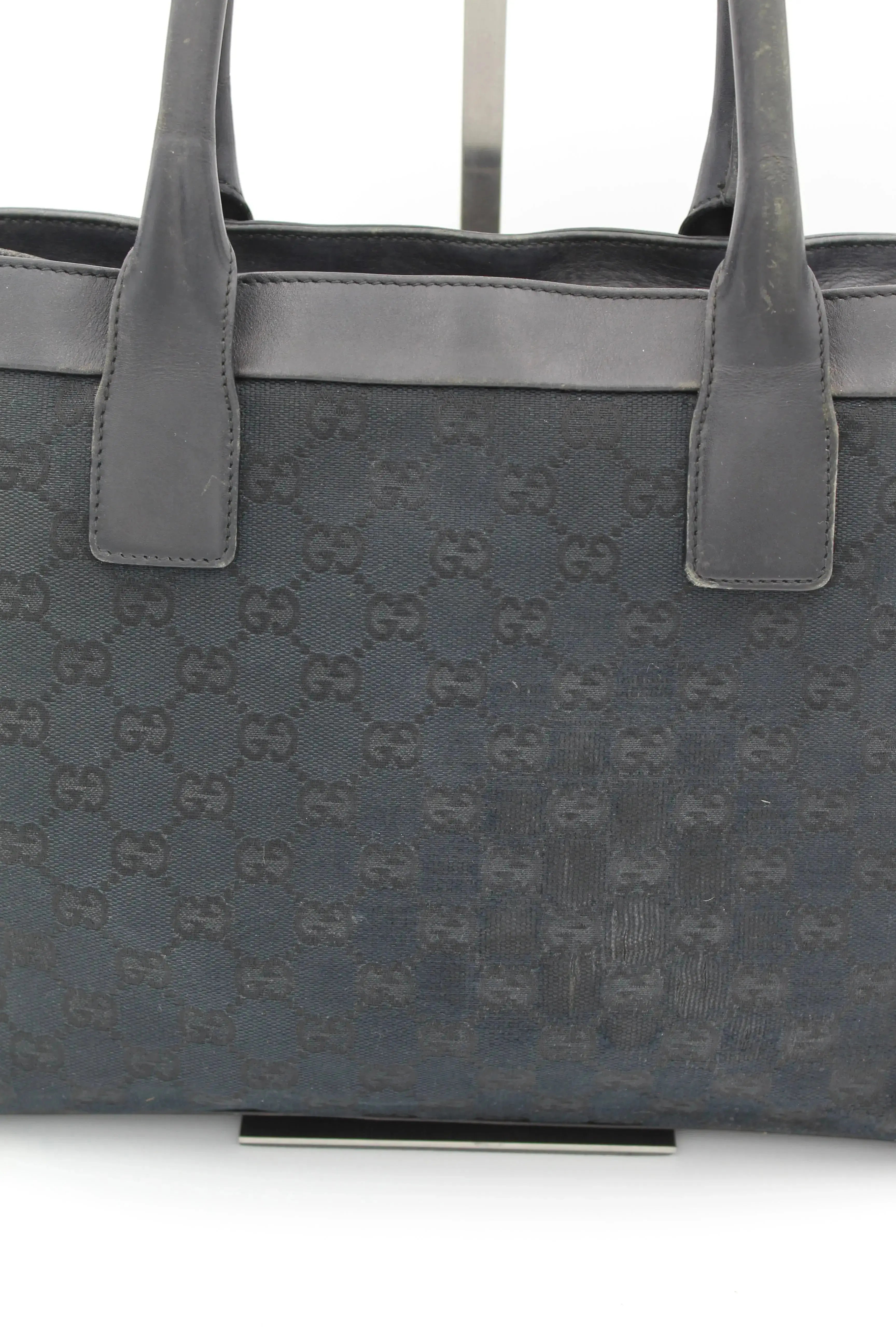 Preloved | Gucci GG Monogram Håndtaske i Sort Gucci