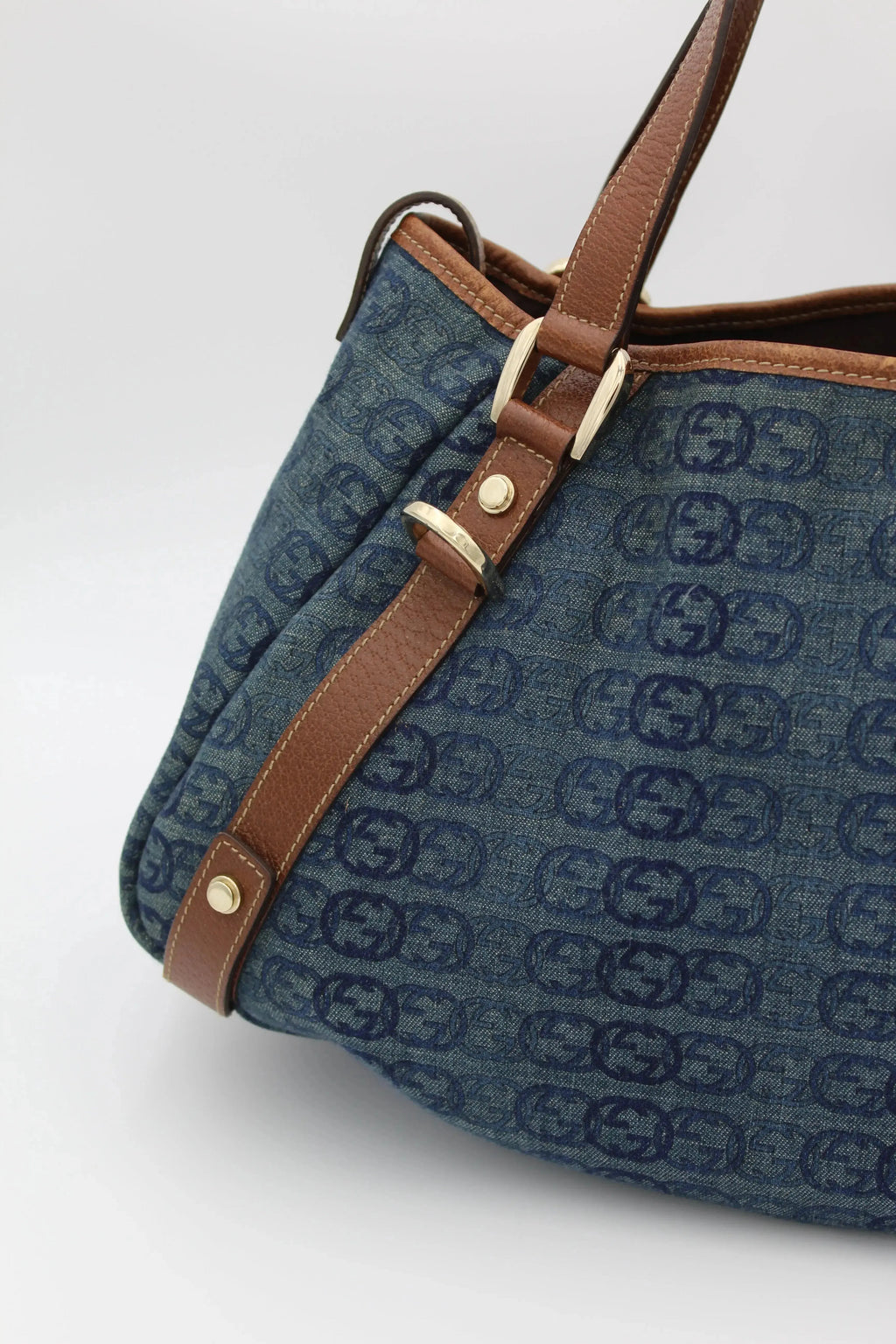 Preloved | Gucci GG Monogram Totebag i Denim Gucci