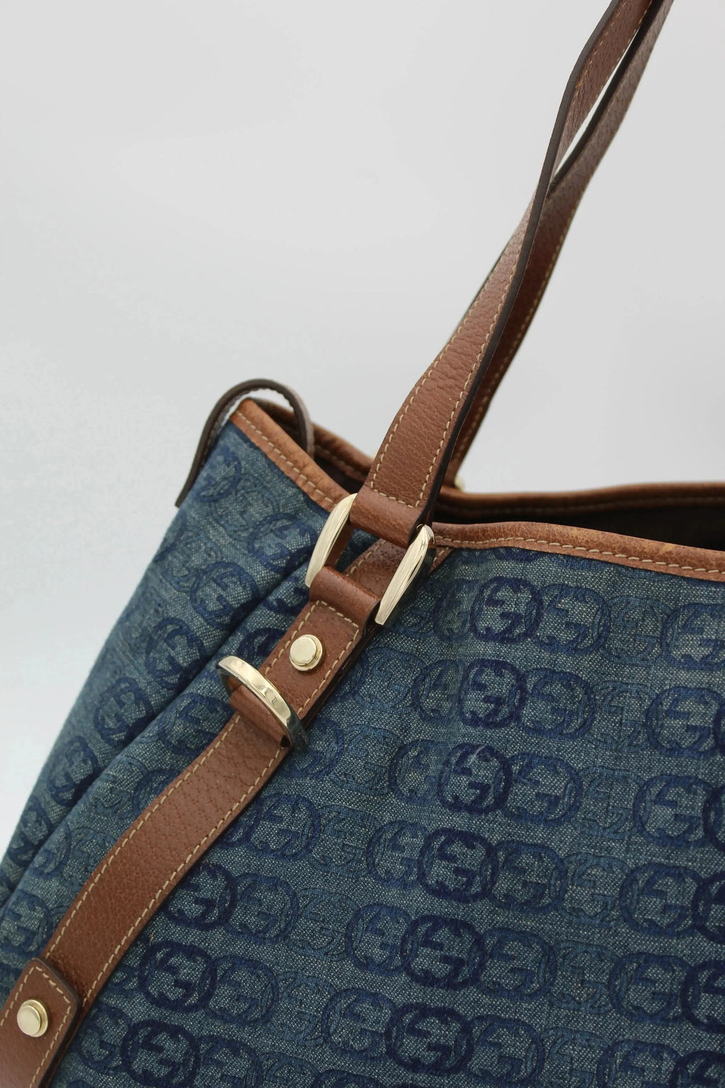 Preloved | Gucci GG Monogram Totebag i Denim Gucci