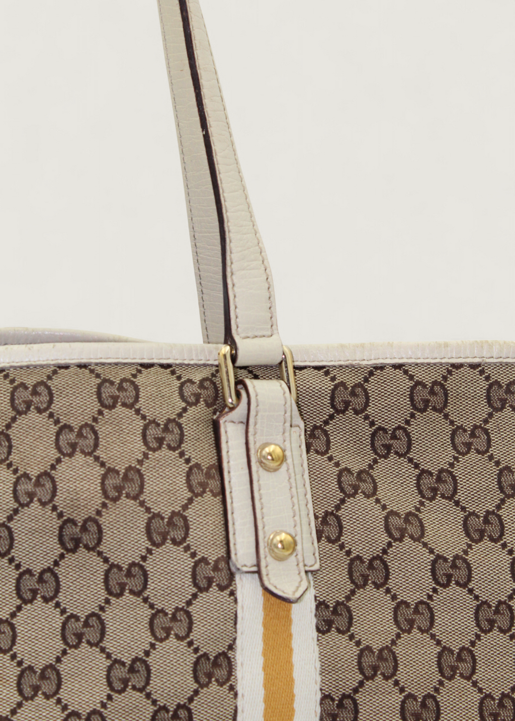 Preloved | Gucci Monogram Jolicoeur Totebag i GG Canvas