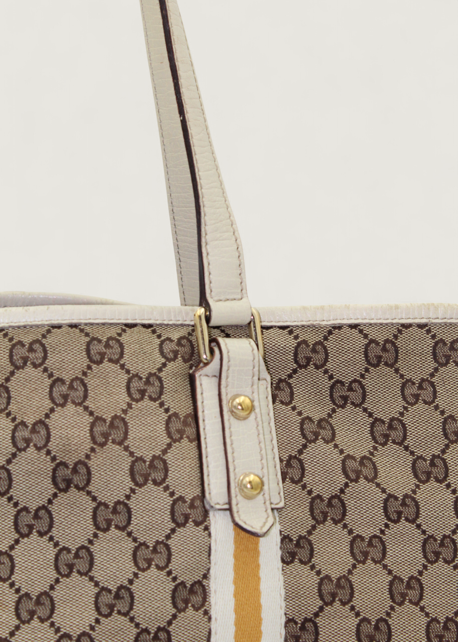 Preloved | Gucci Monogram Jolicoeur Totebag i GG Canvas