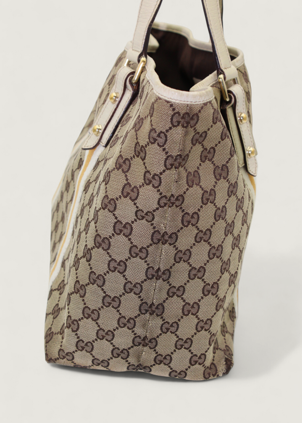 Preloved | Gucci Monogram Jolicoeur Totebag i GG Canvas