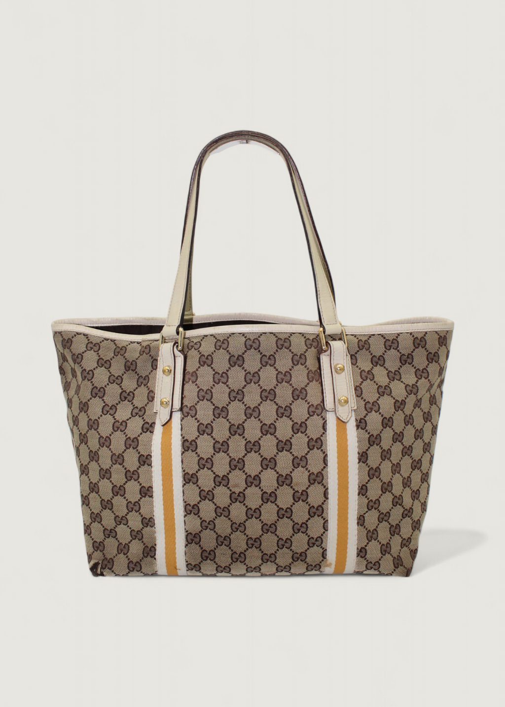 Preloved | Gucci Monogram Jolicoeur Totebag i GG Canvas