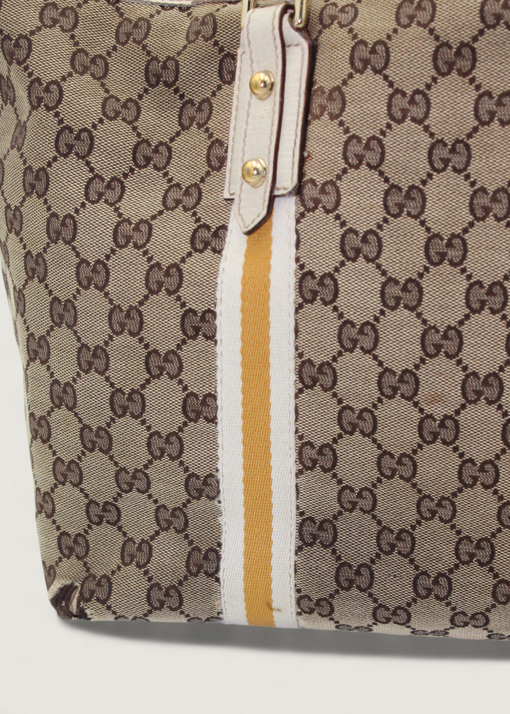 Preloved | Gucci Monogram Jolicoeur Totebag i GG Canvas