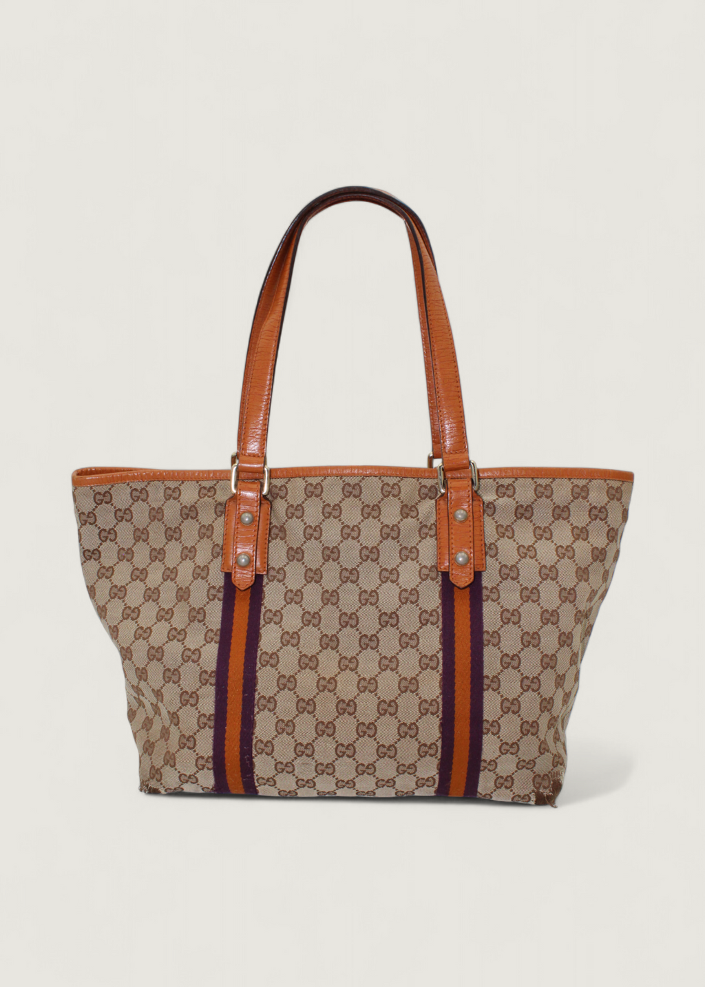 Preloved | Gucci Monogram Jolicoeur Totebag i GG Canvas