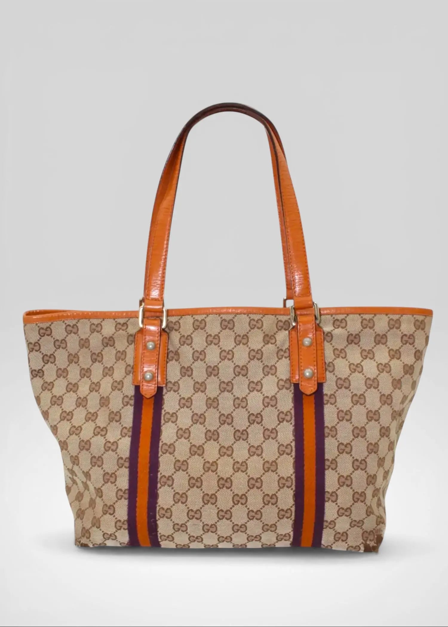 Preloved | Gucci Monogram Jolicoeur Totebag i GG Canvas Gucci