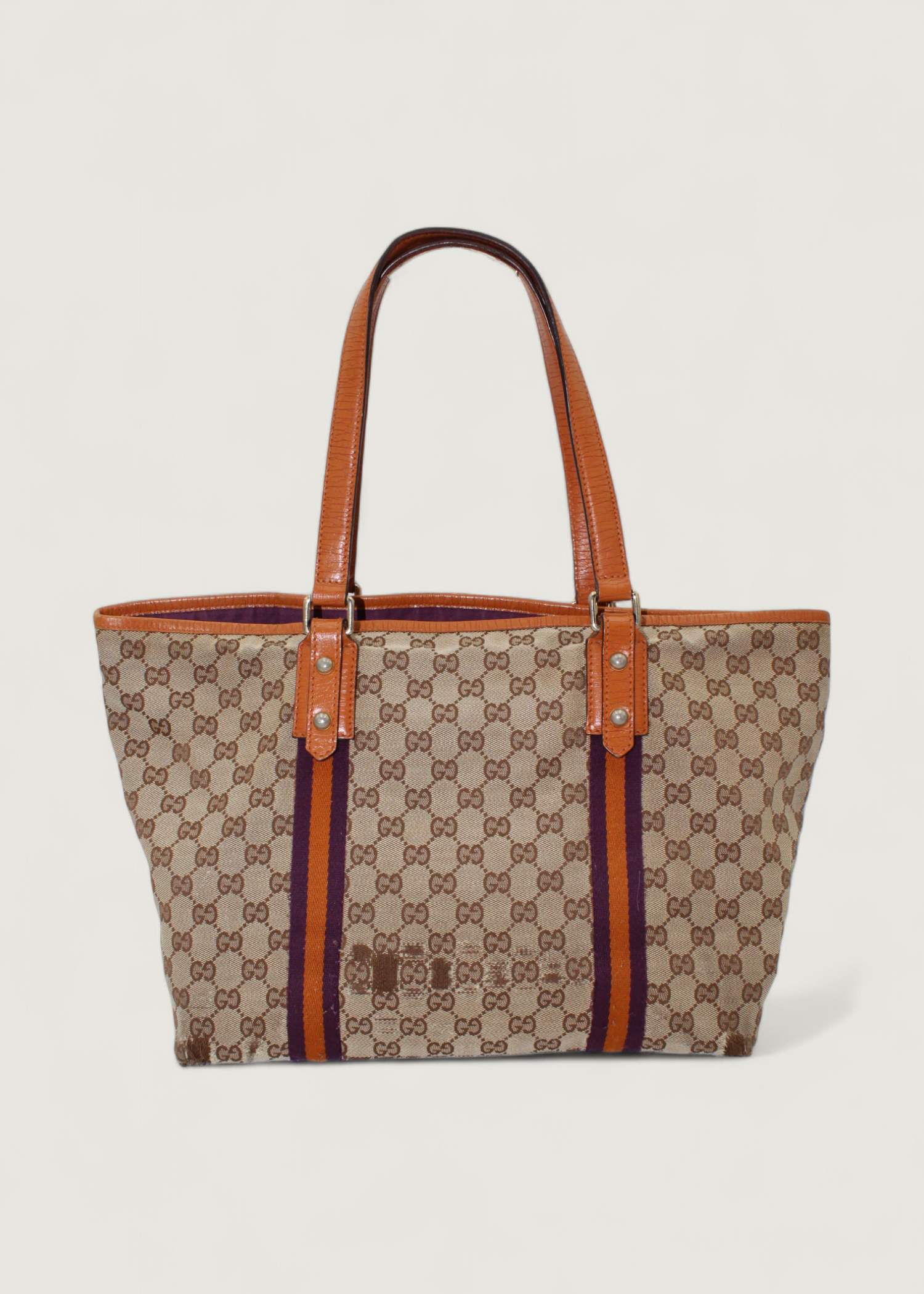 Preloved | Gucci Monogram Jolicoeur Totebag i GG Canvas