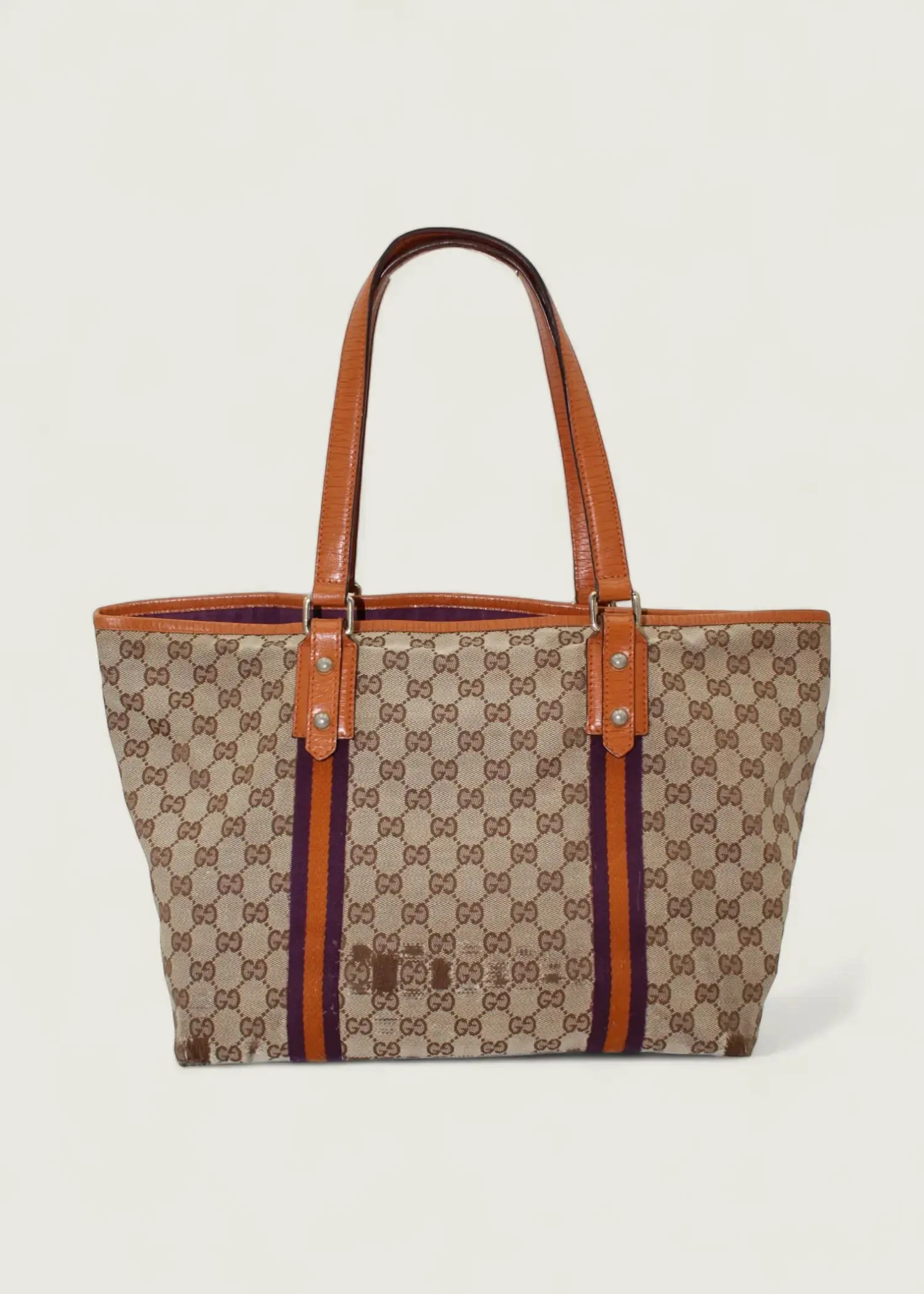 Preloved | Gucci Monogram Jolicoeur Totebag i GG Canvas Gucci