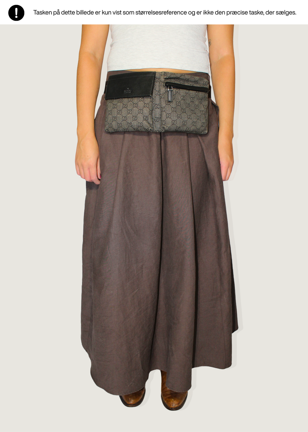 Preloved | Gucci Monogram Bæltetaske Metallic i GG Canvas