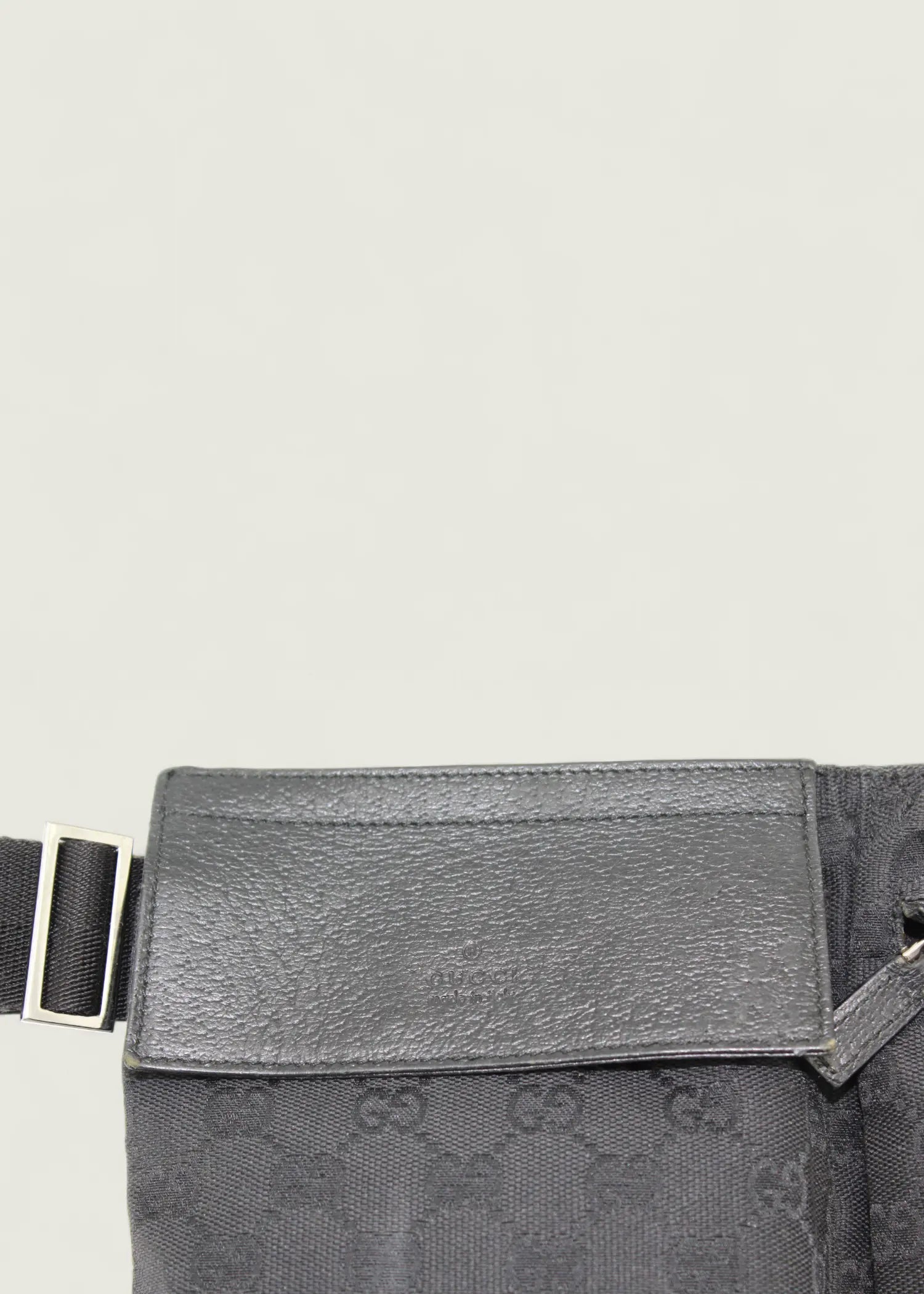Preloved | Gucci Monogram Bæltetaske i Sort GG Canvas Gucci