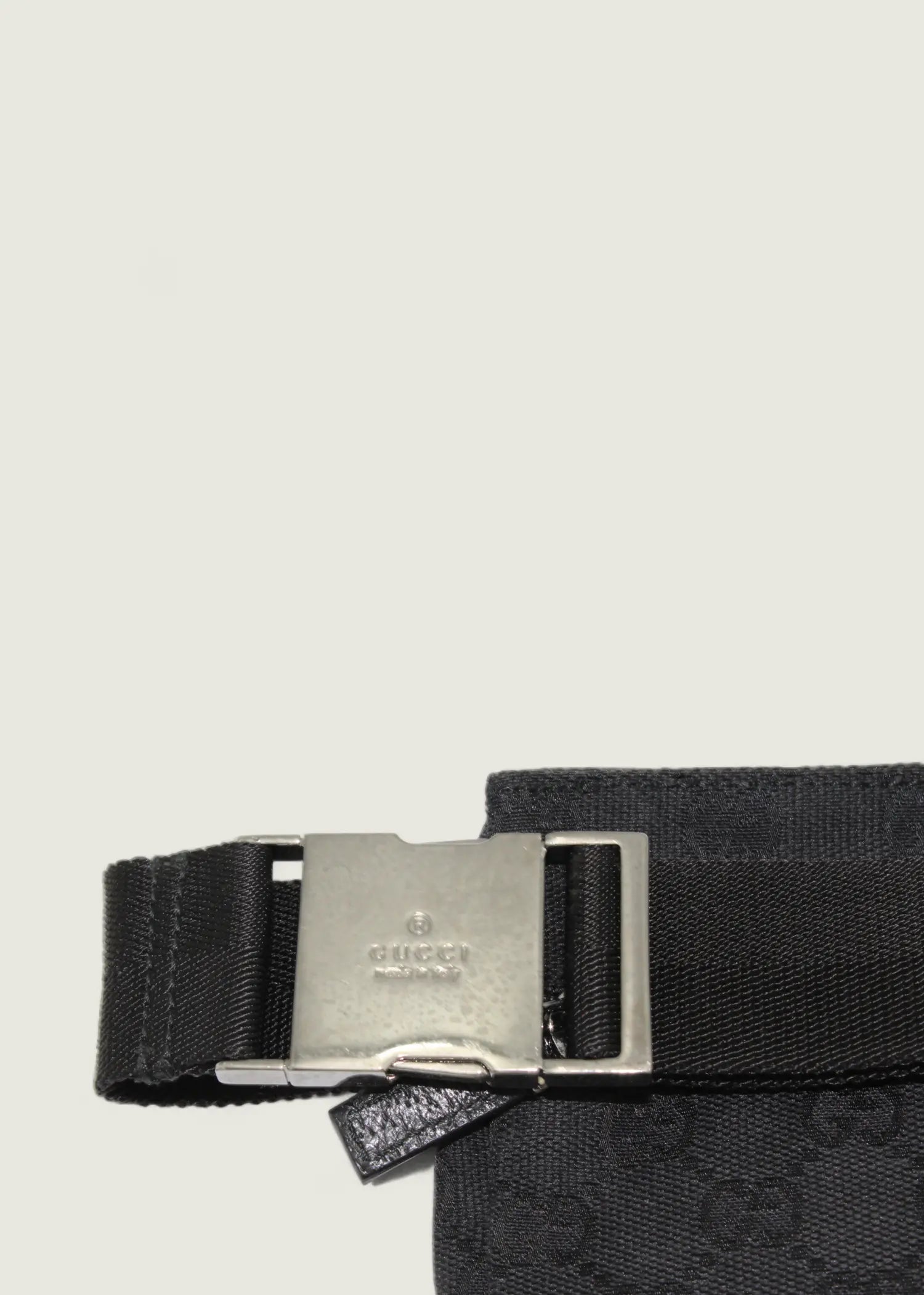 Preloved | Gucci Monogram Bæltetaske i Sort GG Canvas Gucci