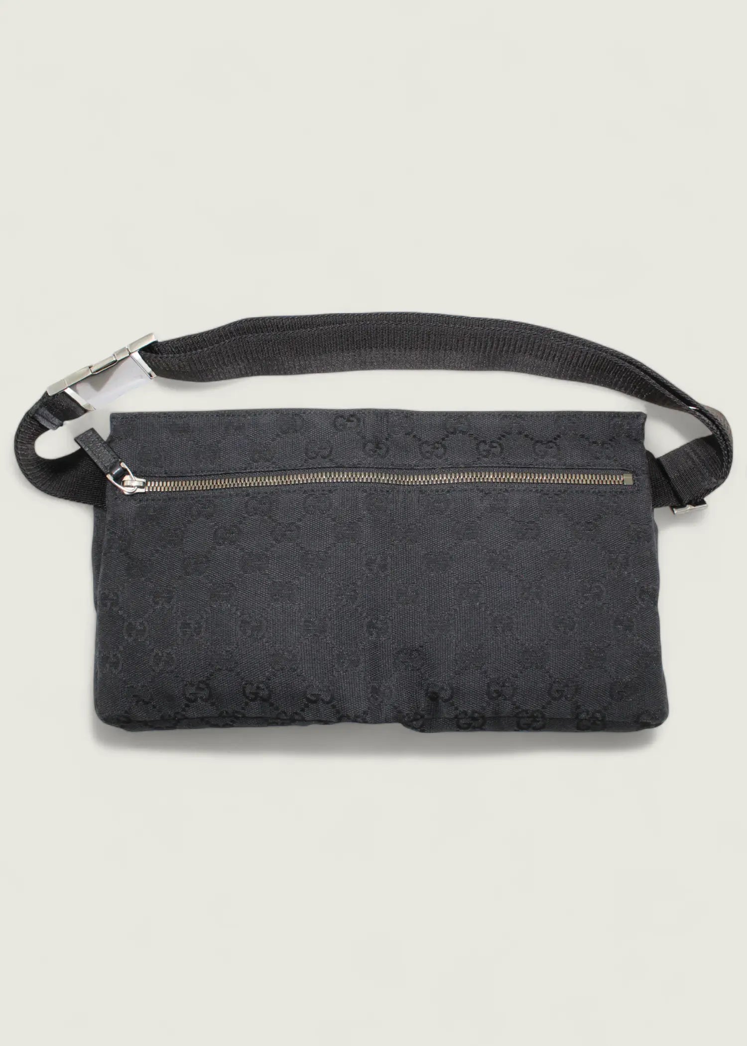 Preloved | Gucci Monogram Bæltetaske i Sort GG Canvas Gucci