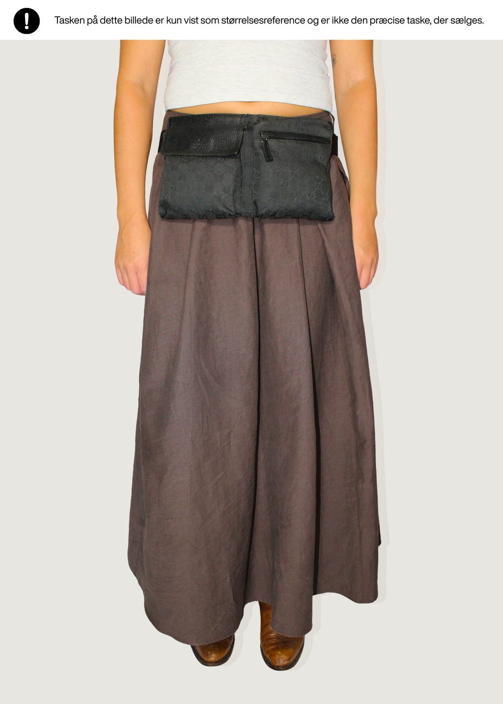 Preloved | Gucci Monogram Bæltetaske i Sort GG Canvas