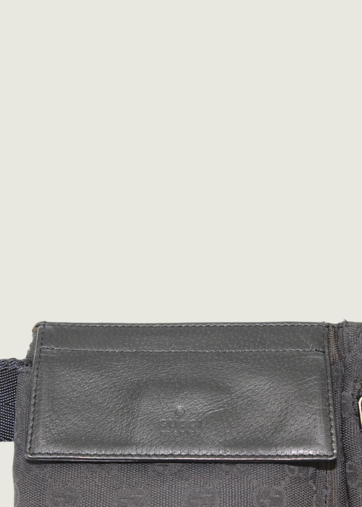 Preloved | Gucci Monogram Bæltetaske i Sort GG Canvas Gucci