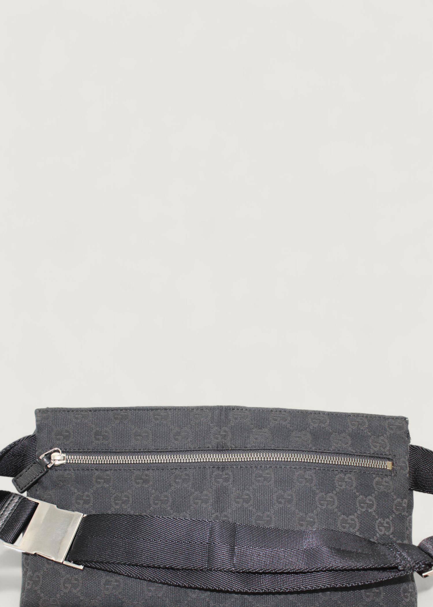 Preloved | Gucci Monogram Bæltetaske i Sort GG Canvas