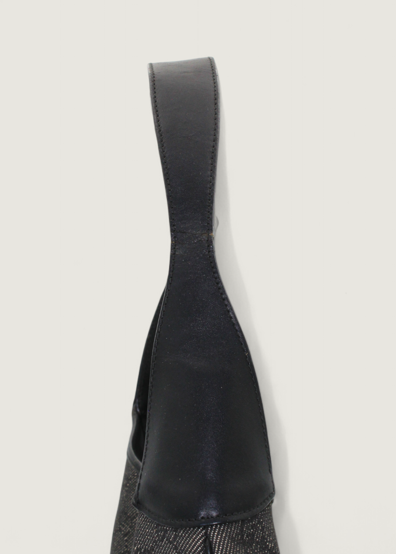 Preloved | Gucci Monogram Jackie Skuldertaske i Metallic & Sort GG Canvas