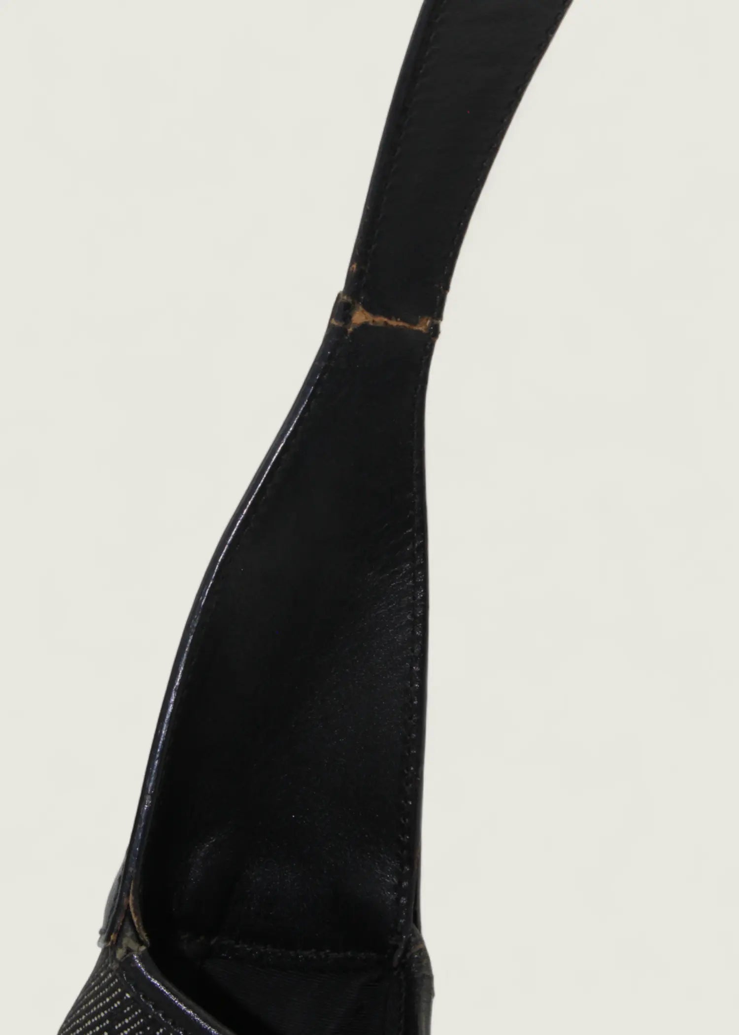 Preloved | Gucci Monogram Jackie Skuldertaske i Metallic & Sort GG Canvas Gucci