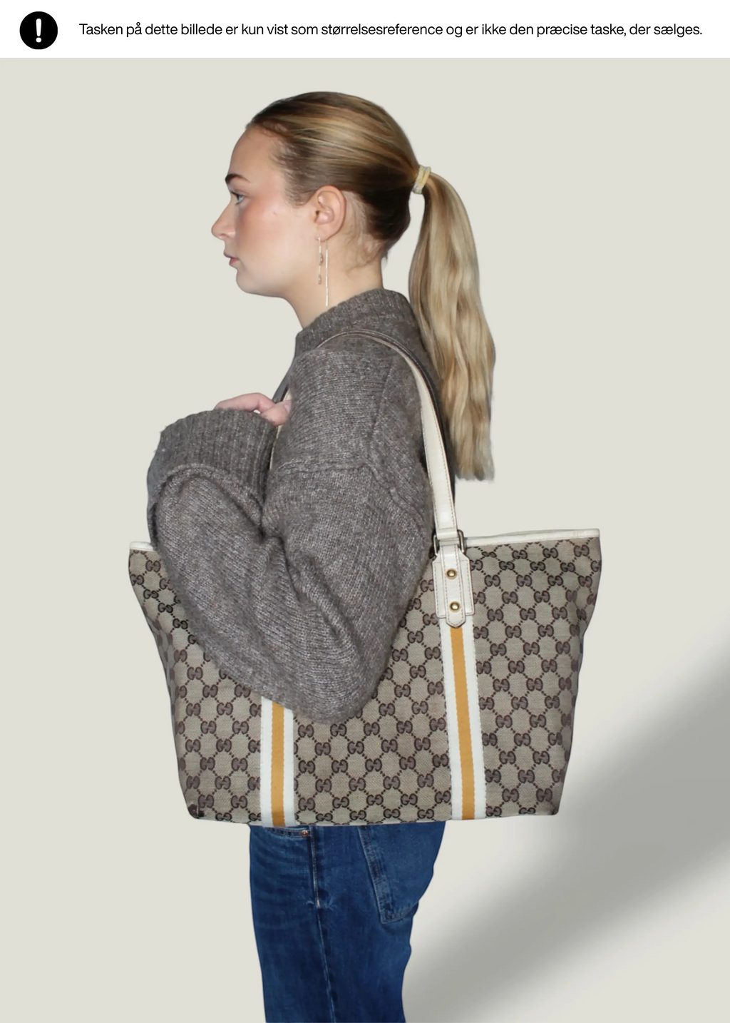 Preloved | Gucci Monogram Jolicoeur Totebag i GG Canvas Gucci