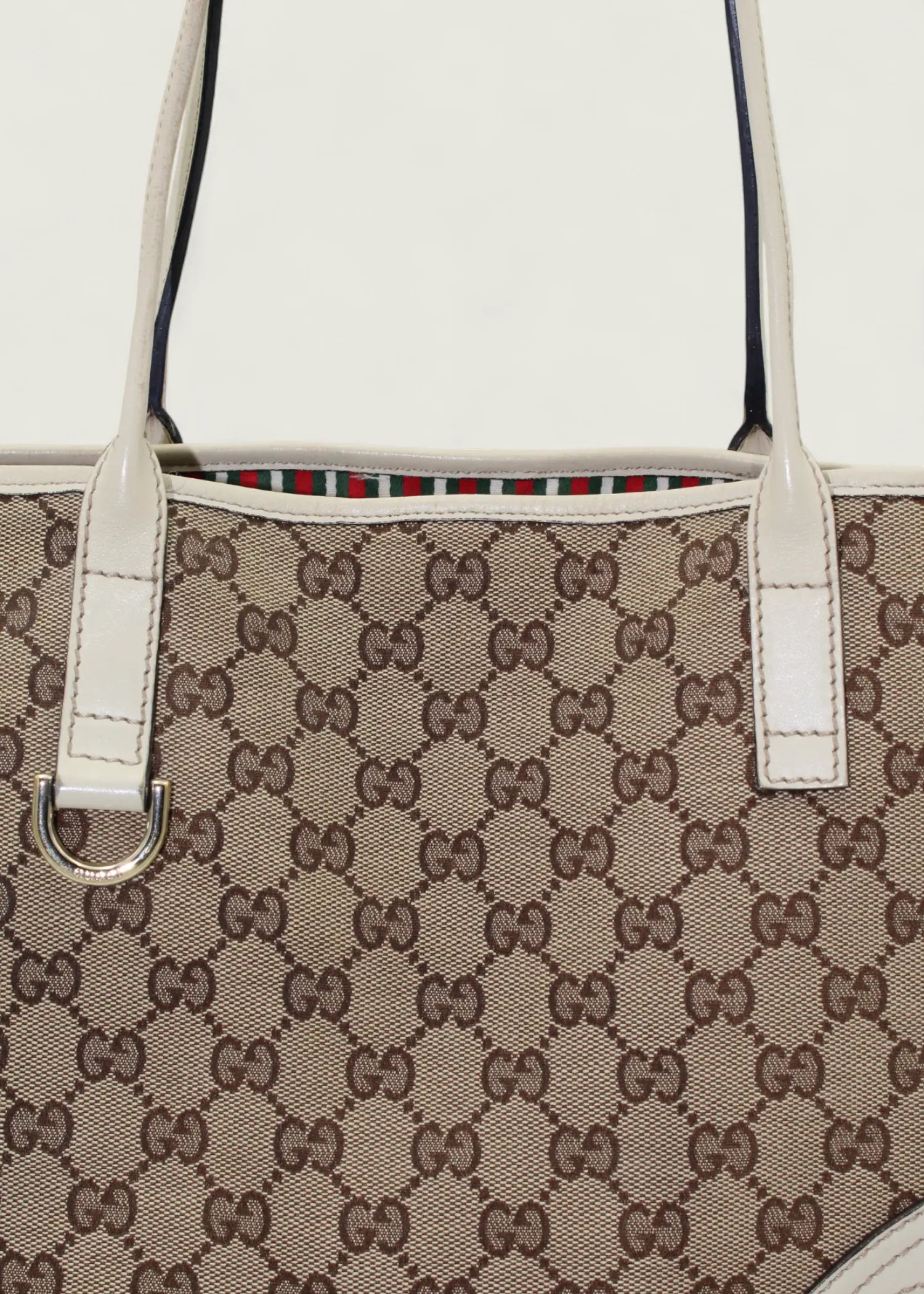 Preloved | Gucci Monogram New Britt Totebag i GG Canvas Gucci