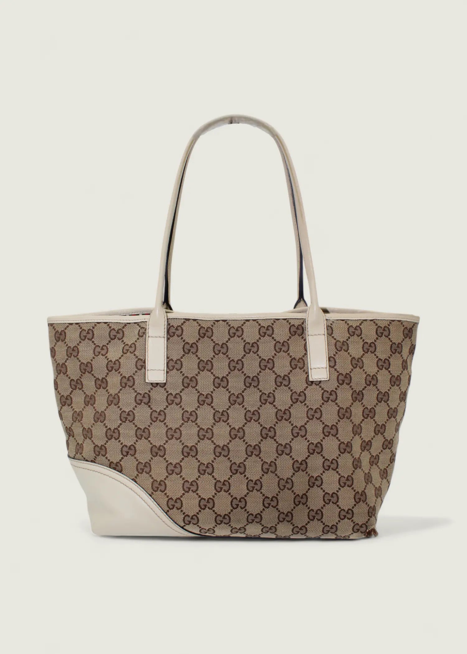 Preloved | Gucci Monogram New Britt Totebag i GG Canvas Gucci