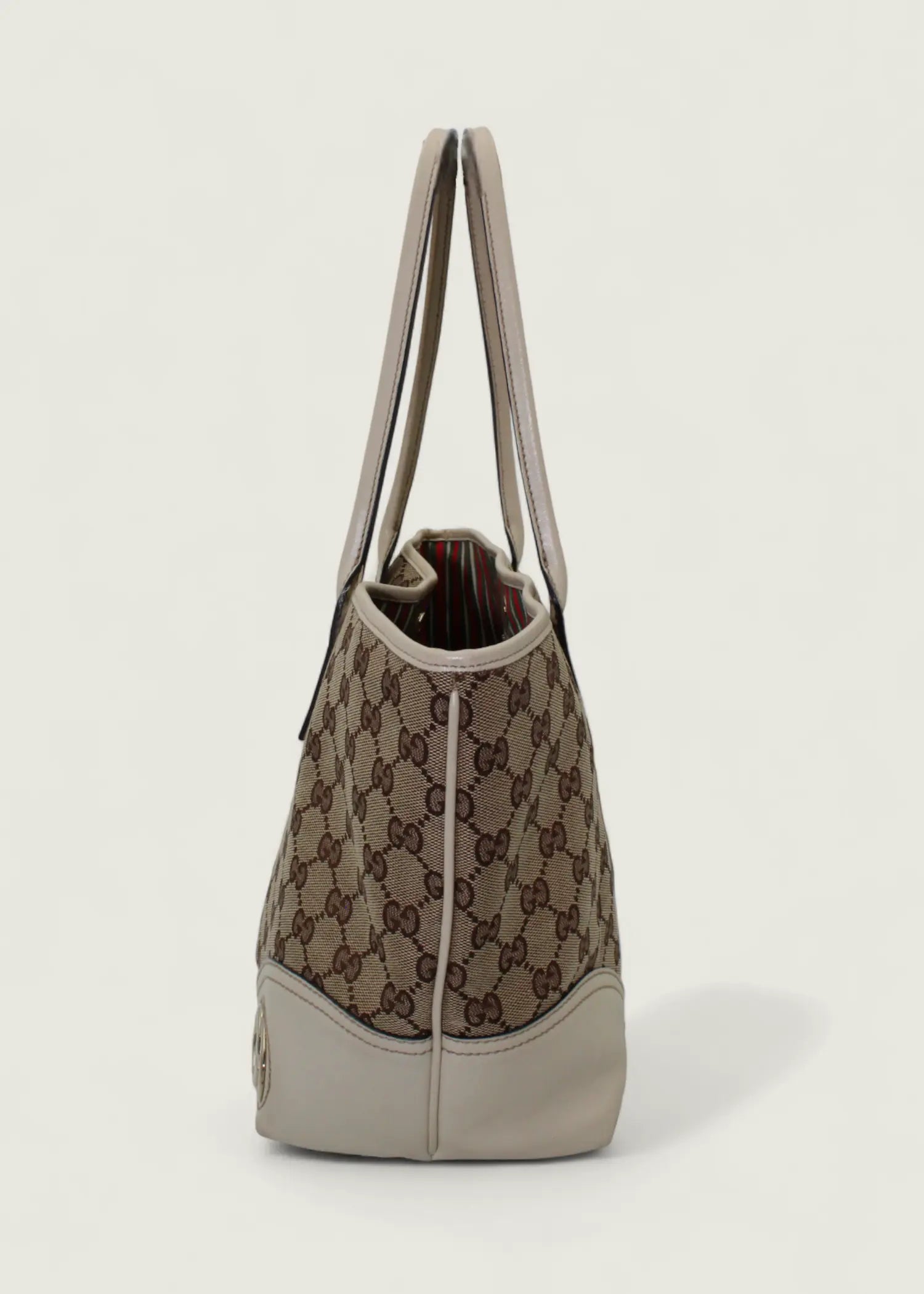 Preloved | Gucci Monogram New Britt Totebag i GG Canvas Gucci