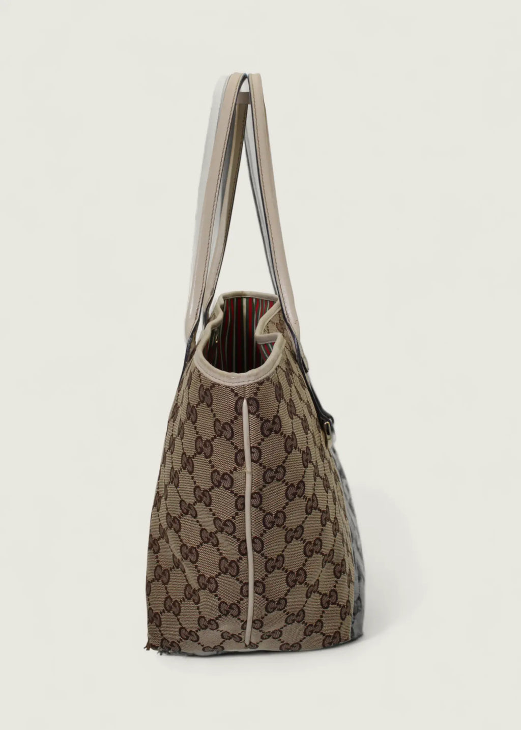 Preloved | Gucci Monogram New Britt Totebag i GG Canvas Gucci