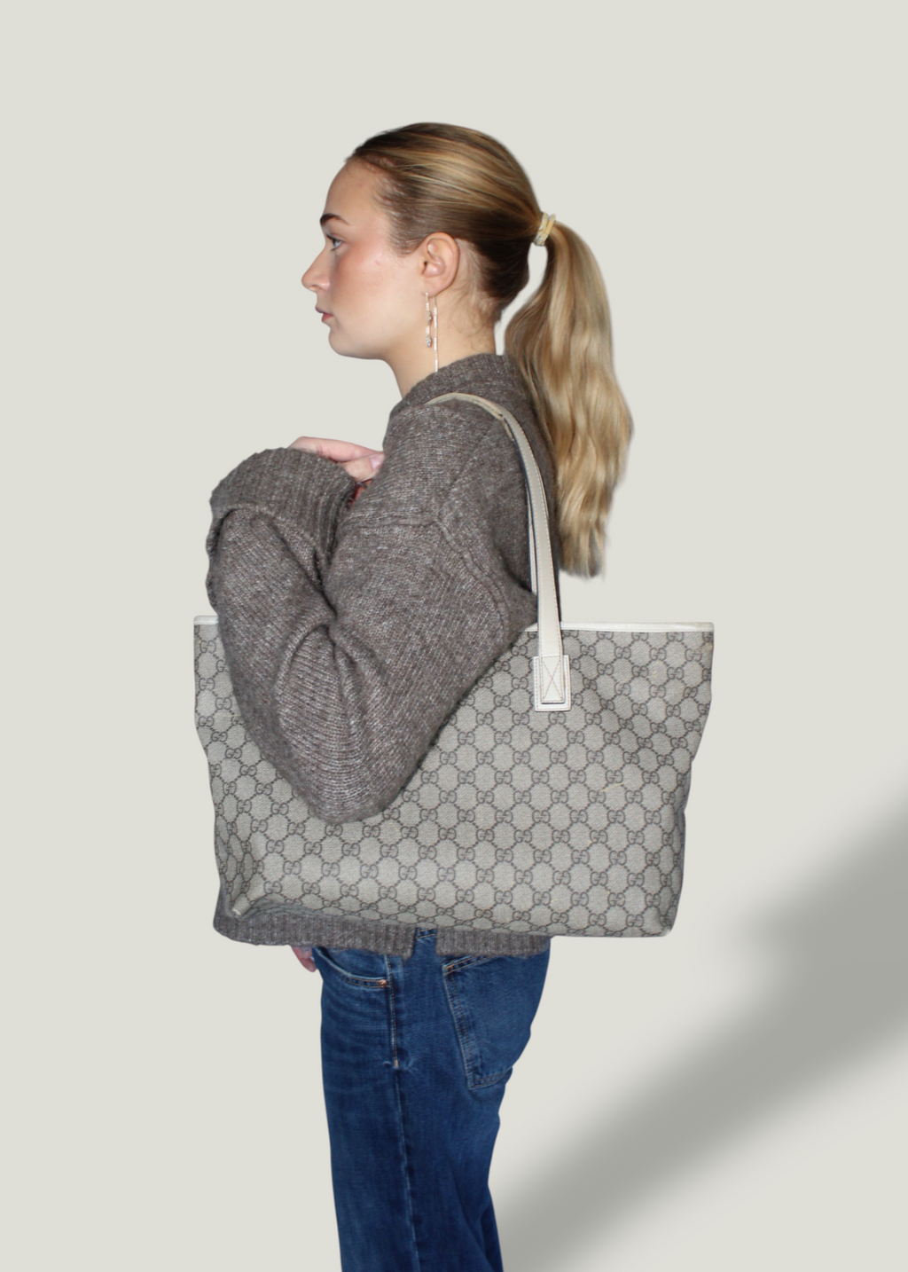 Preloved | Gucci Monogram Totebag i GG Canvas