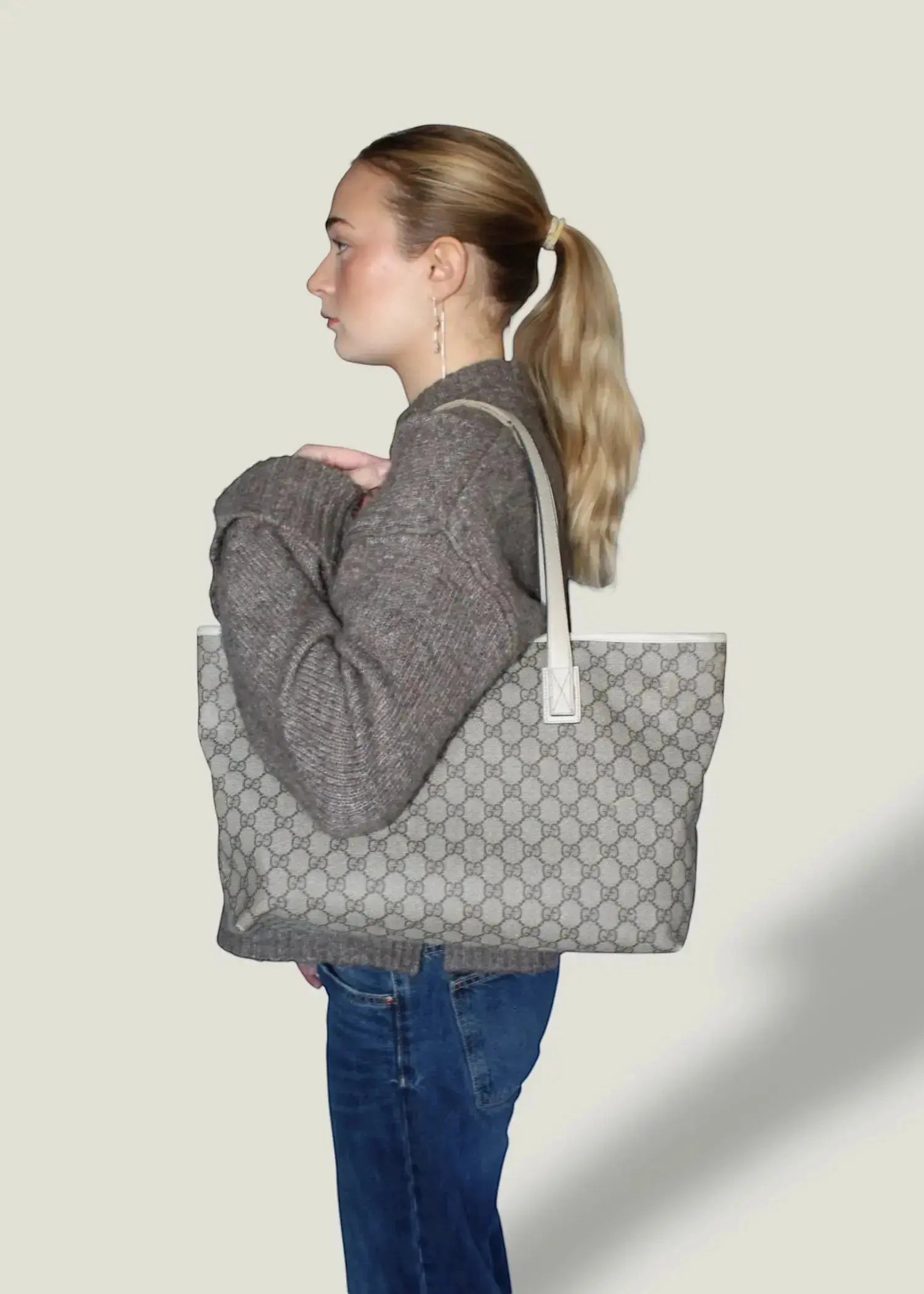 Preloved | Gucci Monogram Totebag i GG Canvas Gucci