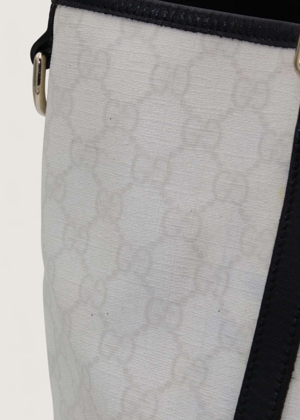 Preloved | Gucci Monogram Totebag i GG Supreme Hvid