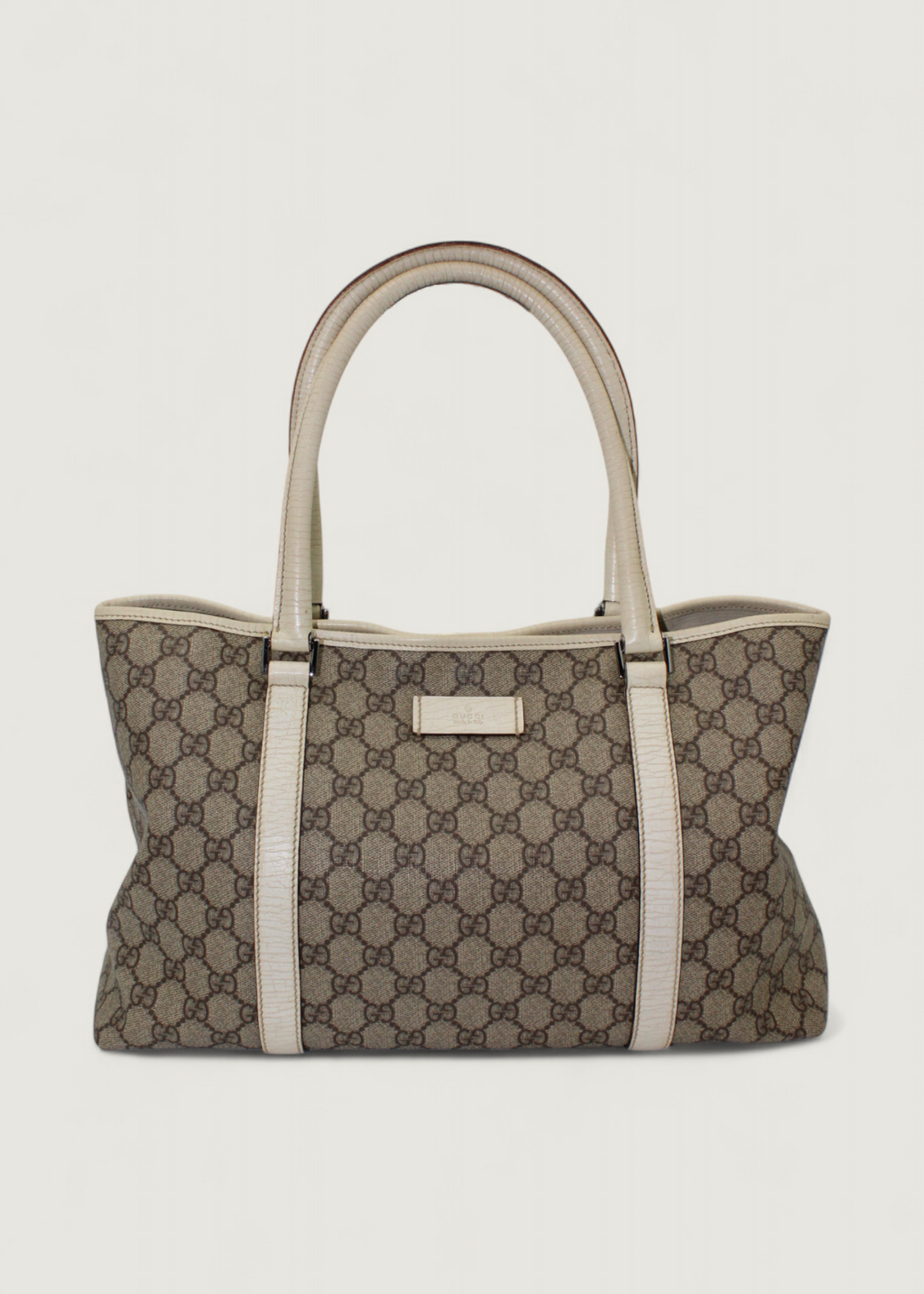Preloved | Gucci Monogram Totebag i GG Supreme Ivory