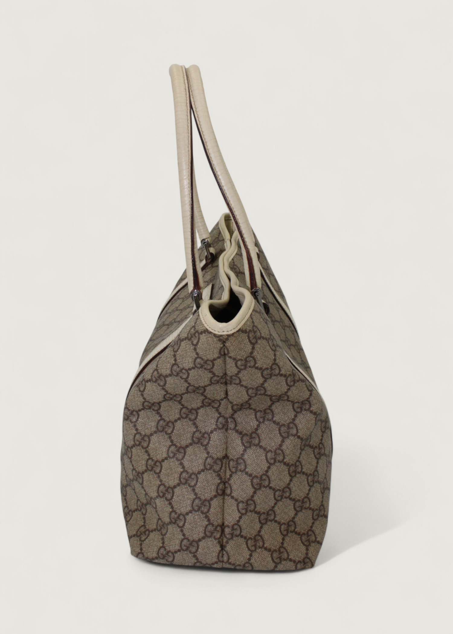 Preloved | Gucci Monogram Totebag i GG Supreme Ivory